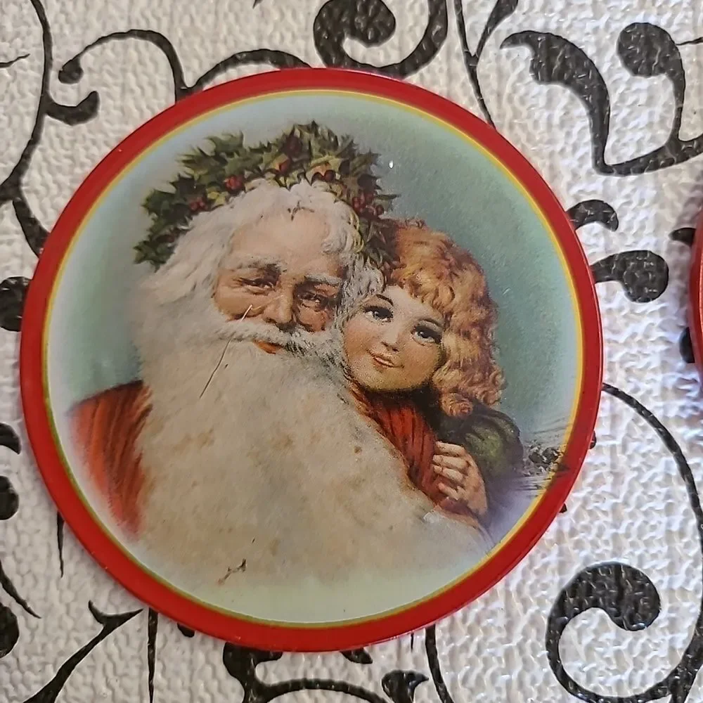 Vintage Tin Christmas CoastCoasters